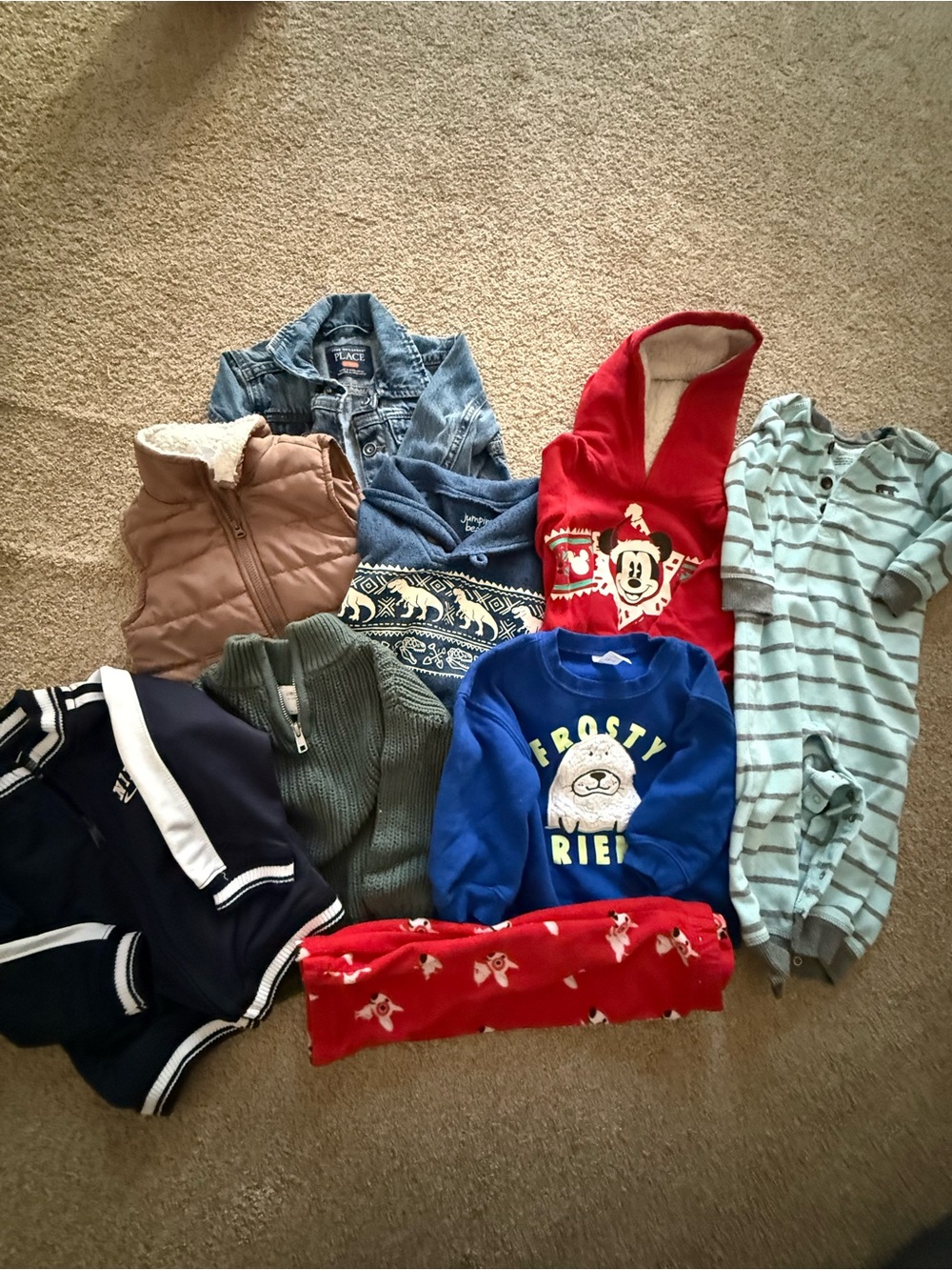 18 month winter clothes bundle- mixed brand